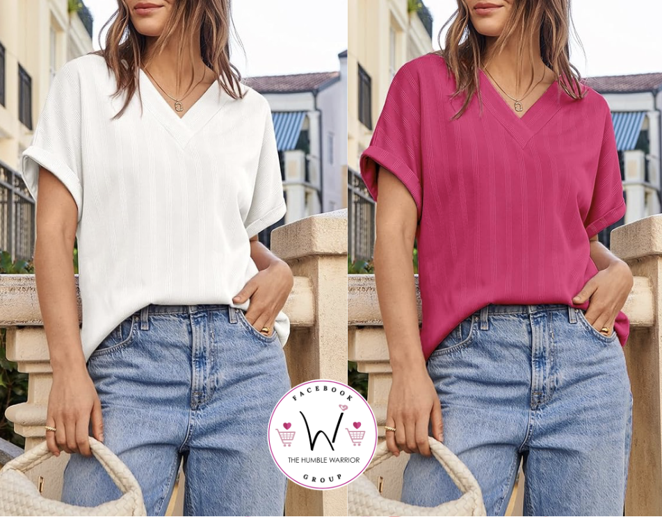 Evaless V-Neck Blouses!